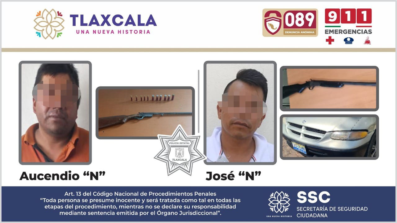 Detiene la SSC a sujetos por portación ilegal de armas